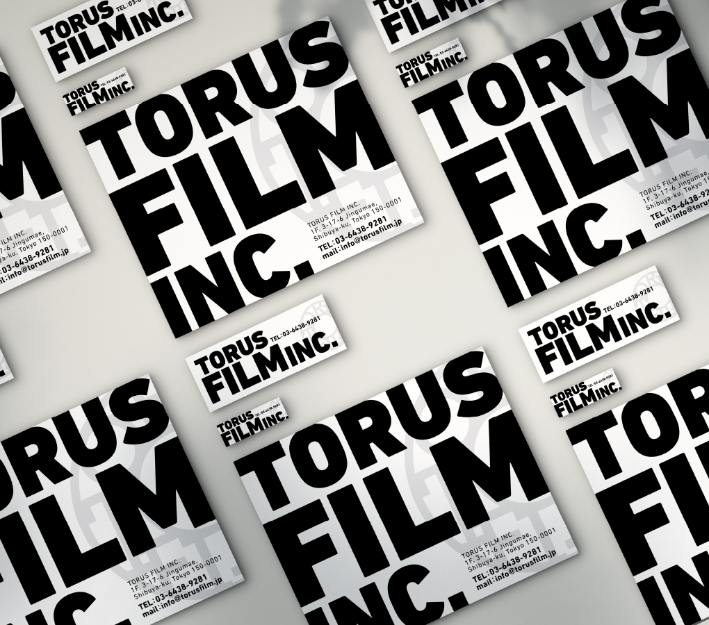 TORUS FILM INC.株式会トーラスフィルム_フライヤー_ステッカー～デザイン制作事例4