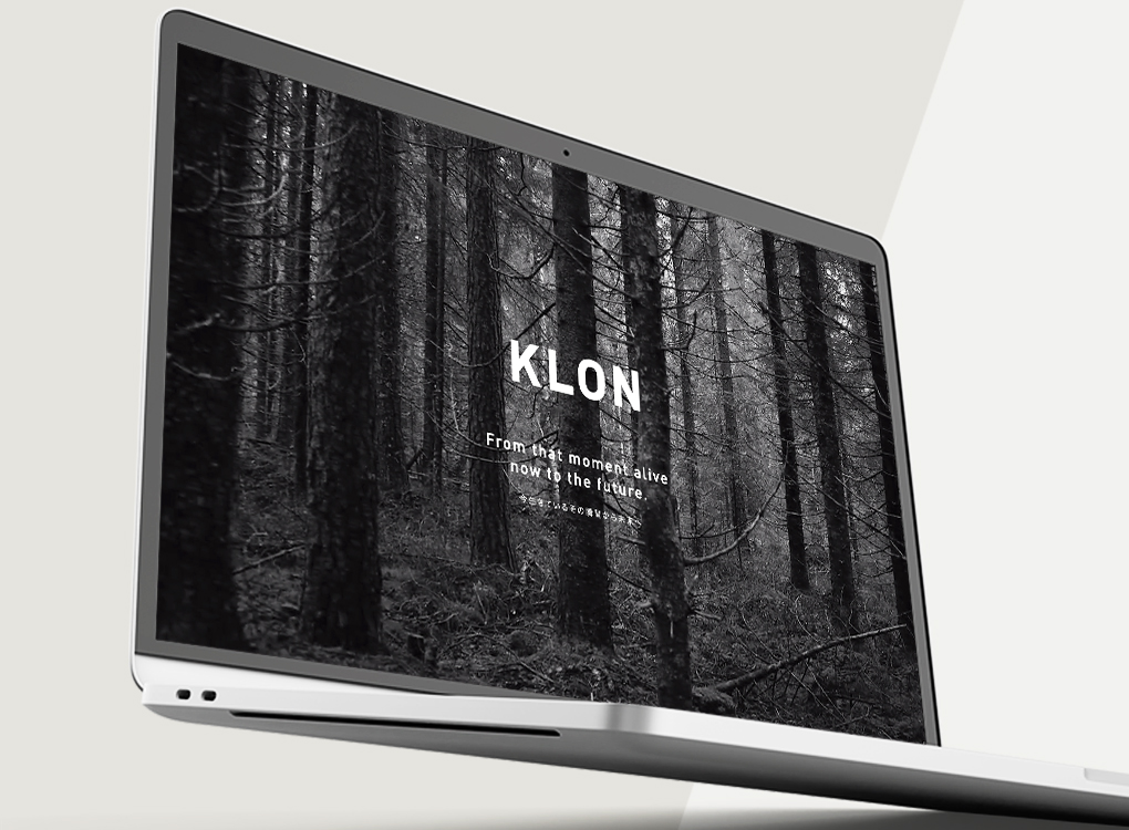 KLONKLON ブランドサイト～デザイン制作事例1