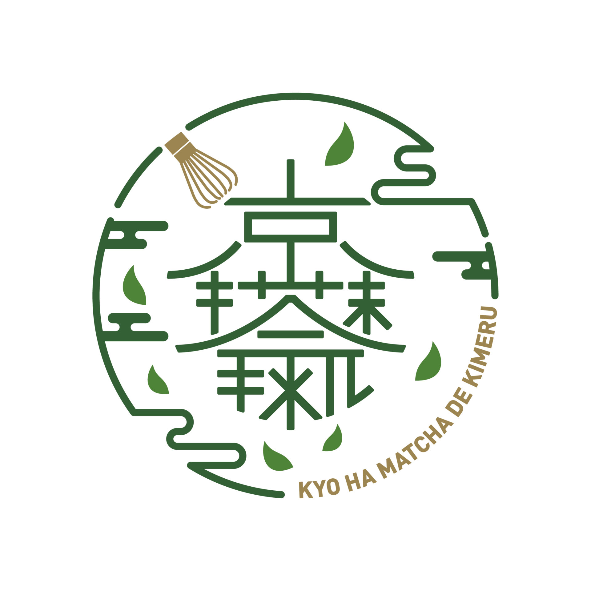 京は抹茶でキメるロゴデザイン制作