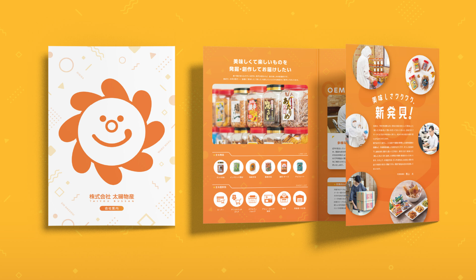 株式会社太暘物産パンフレット・WEB制作～デザイン制作事例3