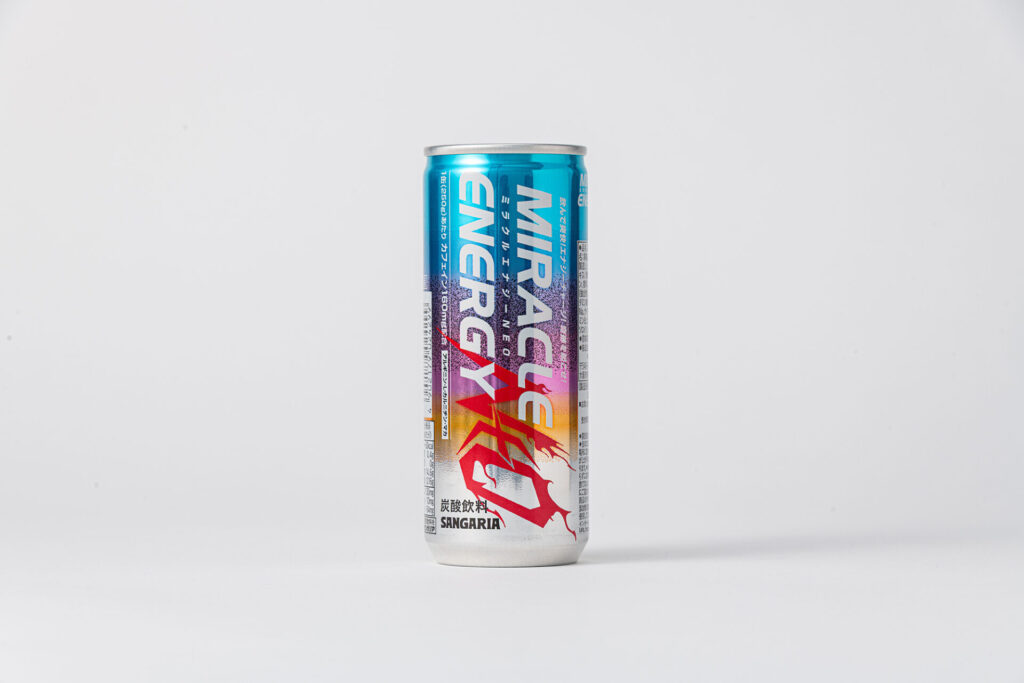 パッケージ制作事例_株式会社日本サンガリアベバレッジカンパニー_ミラクルエナジーNEOの画像| 大阪・東京のブランディングデザイン会社 タイタン・アート | ブランディング・WEB・パッケージデザイン・パンフレット・カタログ制作