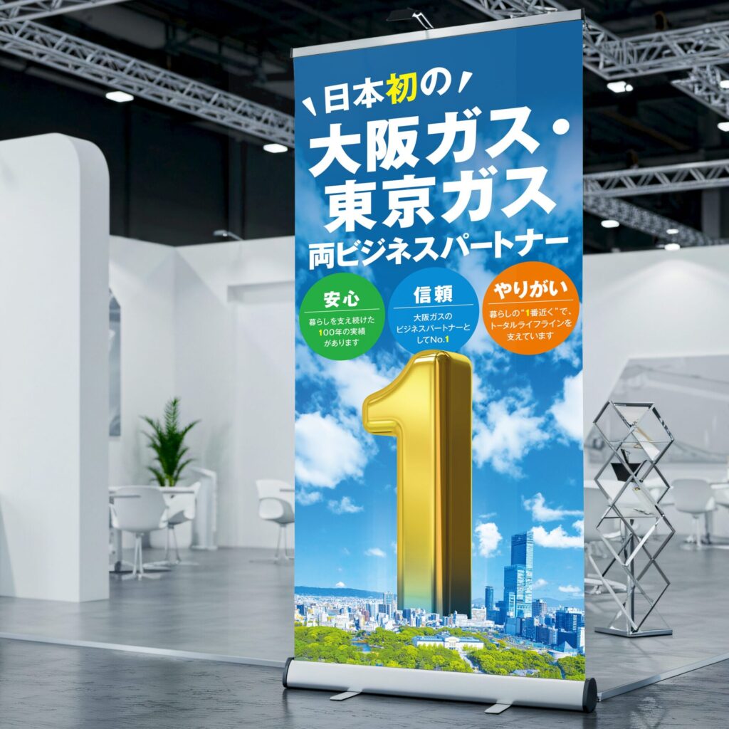 採用ブースツール制作事例_中井エンジニアリング株式会社の画像| 大阪・東京のブランディングデザイン会社 タイタン・アート ｜ ブランディング・WEB・パッケージデザイン・パンフレット・カタログ制作